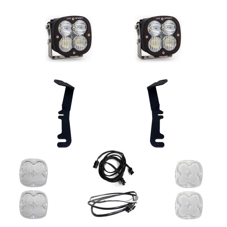RAM XL Sport A-Pillar Light Kit - RAM 2019-24 1500 Rebel; 2021-24 1500 TRX Driving/Combo Clear