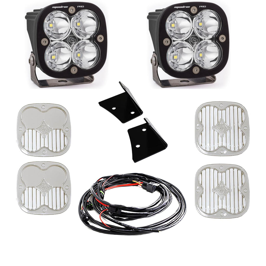 Jeep JK Squadron Pro Spot A-Pillar Light Kit - Jeep 2007-18 Wrangler JK Spot Clear