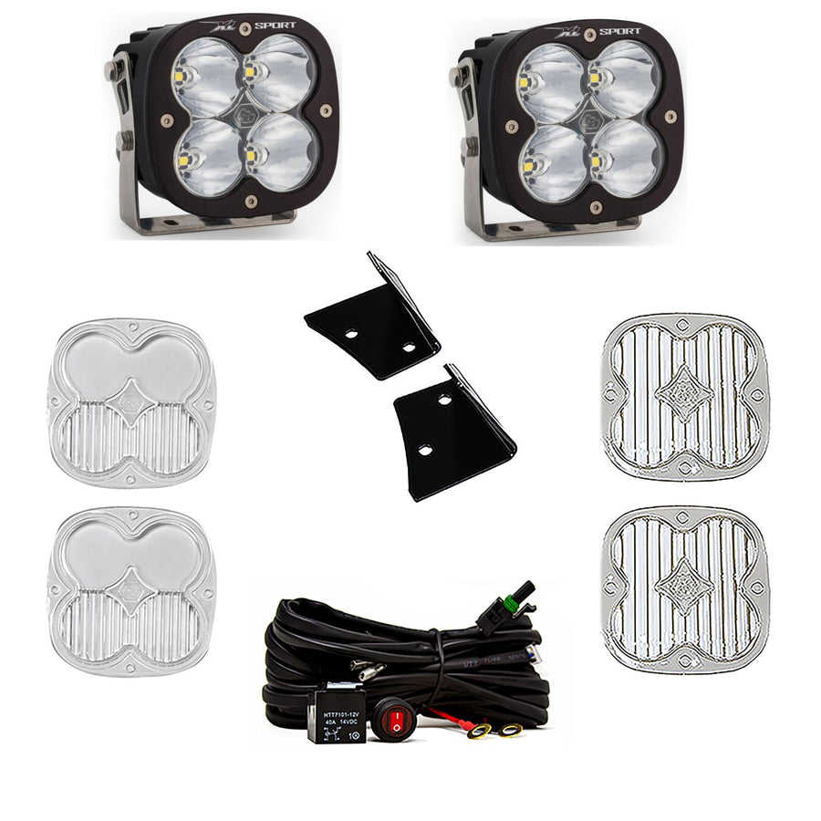 Jeep JK XL Sport A-Pillar Light Kit - Jeep 2007-18 Wrangler JK Spot Clear