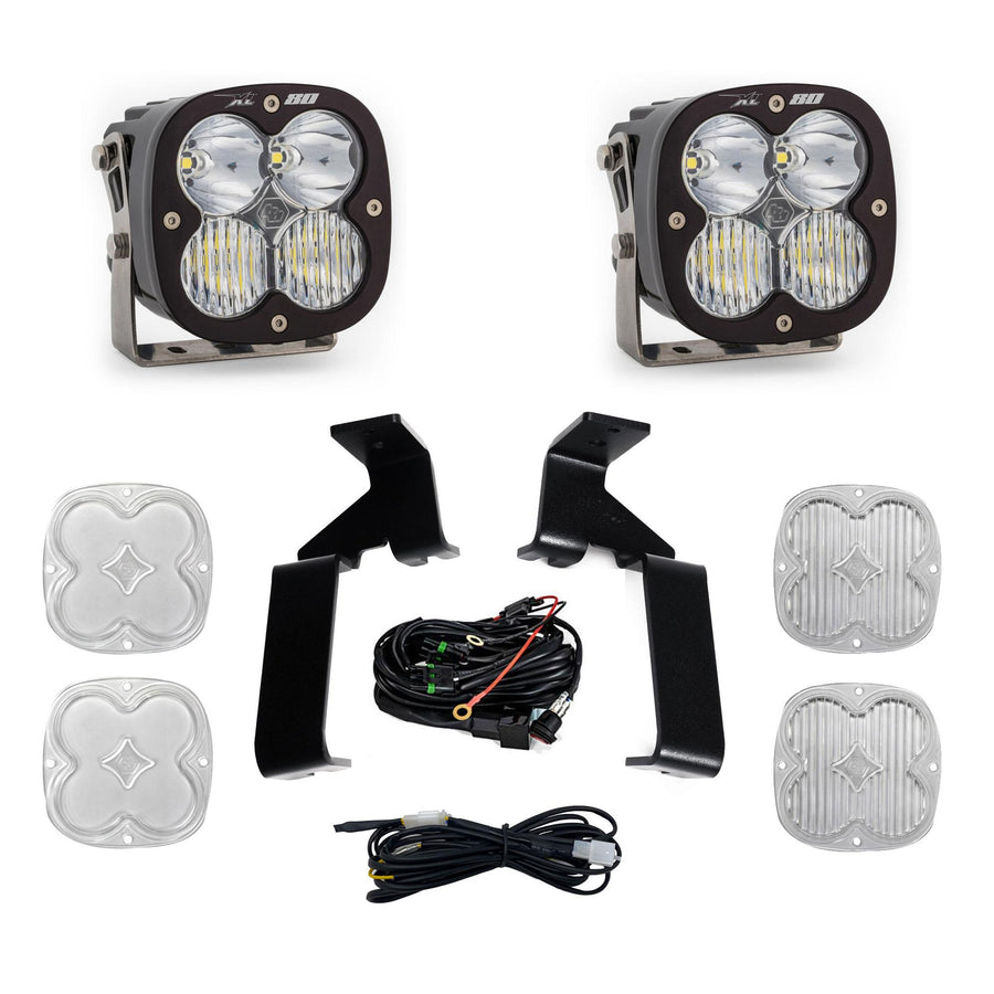 Ford XL80 A-Pillar Light Kit - Ford 2021-2026 F-150 Raptor, 2024-2026 F-150 Raptor 37/R Driving/Combo Clear
