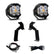 Ford LP4 Pro A-Pillar Light Kit - Ford 2021-2026 F-150 Raptor, 2024-2026 F-150 Raptor 37/R Driving/Combo Clear