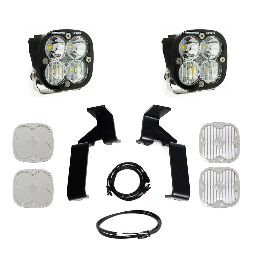 Ford Squadron Sport A-Pillar Light Kit - Ford 2021-2026 F-150 Raptor, 2024-2026 F-150 Raptor 37/R Driving/Combo Clear