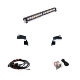 GMC S8 20 Inch Bumper Light Bar Kit - GMC 2020-23 Sierra 2500HD/3500HD Driving/Combo Clear