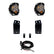 RAM LP9 Pro Bumper Light Kit - RAM 2019-24 1500 Rebel; 2021-24 1500 TRX Driving/Combo Clear