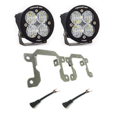 Ford Squadron Pro Fog Pocket Light Kit - Ford 2019-2023 Ranger; 2021-2025 Bronco NOTE: w/ OE Plastic Bumper Wide Cornering Clear