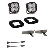 Ford Squadron Pro Fog Pocket Light Kit - Ford 2011-16 F-250/350 Super Duty Wide Cornering Clear