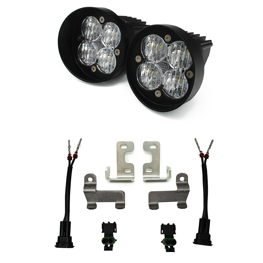 Toyota Squadron-R Sport Fog Pocket Light Kit - Toyota 2016-21 RAV4; 2014-19 Highlander Wide Cornering Clear