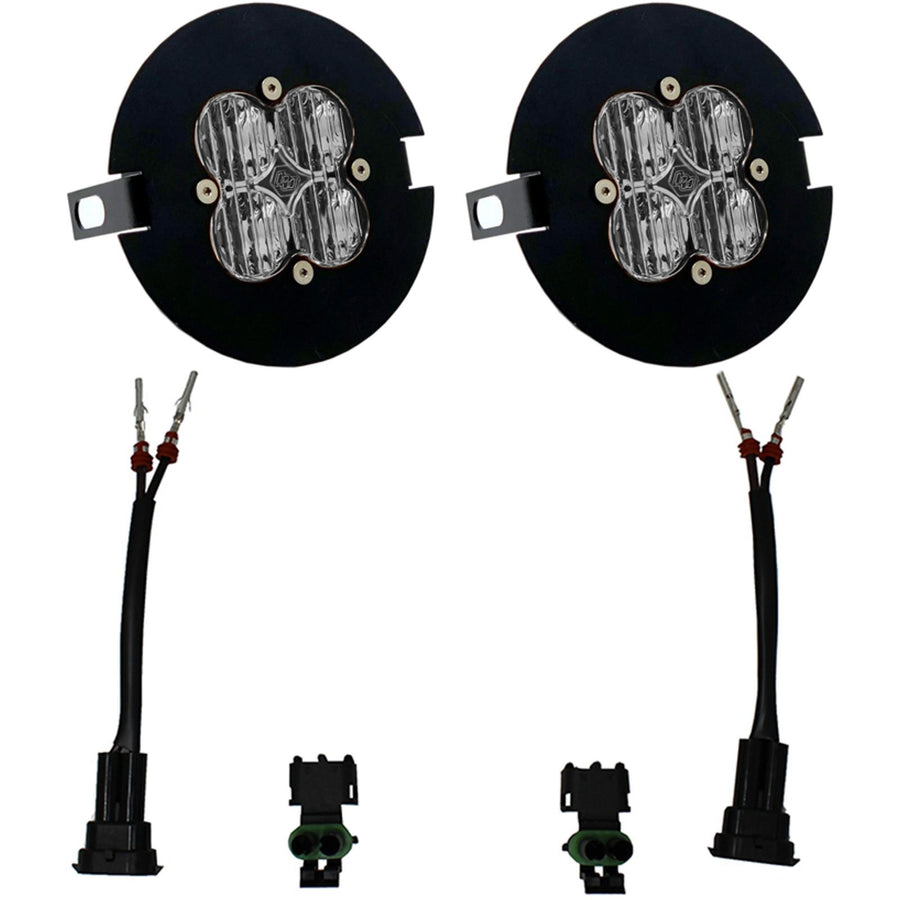Ford/Toyota Squadron Sport Fog Pocket Light Kit - Ford 2006-14 F-150; Toyota 2005-11 Tacoma; 2007-13 Tundra Wide Cornering Clear