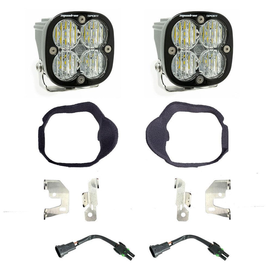 Mercedes Squadron Sport Fog Pocket Light Kit - Mercedes-Benz 2019-2026 Sprinter 1500/2500/3500 Wide Cornering Clear