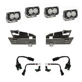 RAM S2 Sport Dual Fog Pocket Light Kit - RAM 2019-24 1500 Rebel; 2021-24 1500 TRX Wide Cornering Clear