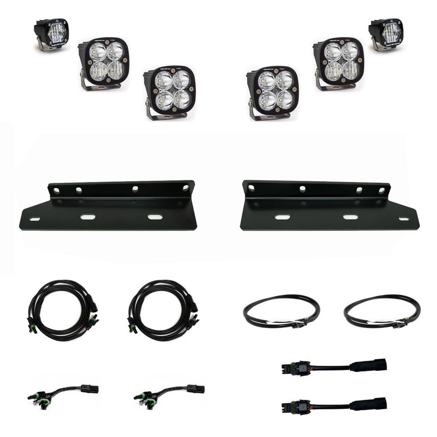 Ford Squadron Pro/S1 Fog Pocket Light Kit - Ford 2021-2026 F-150; NOTE: Raptor Multi-Pattern Clear