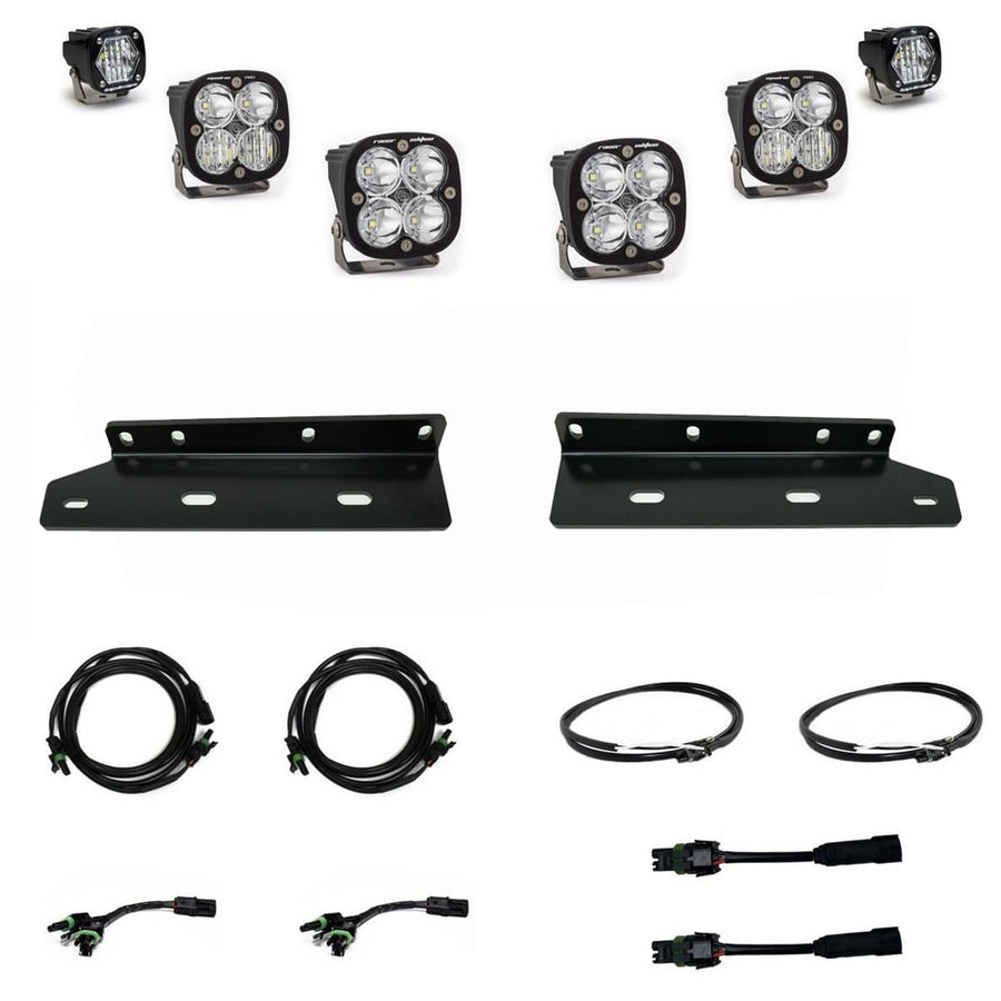Ford Squadron Unlimited/S1 Fog Pocket Light Kit - Ford 2021-2026 F-150; NOTE: Raptor Multi-Pattern Clear