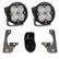 Jeep JK Squadron-R Pro Fog Pocket Light Kit - Jeep 2010-18 Wrangler JK; NOTE: w/ Premium OE Bumper Wide Cornering Clear