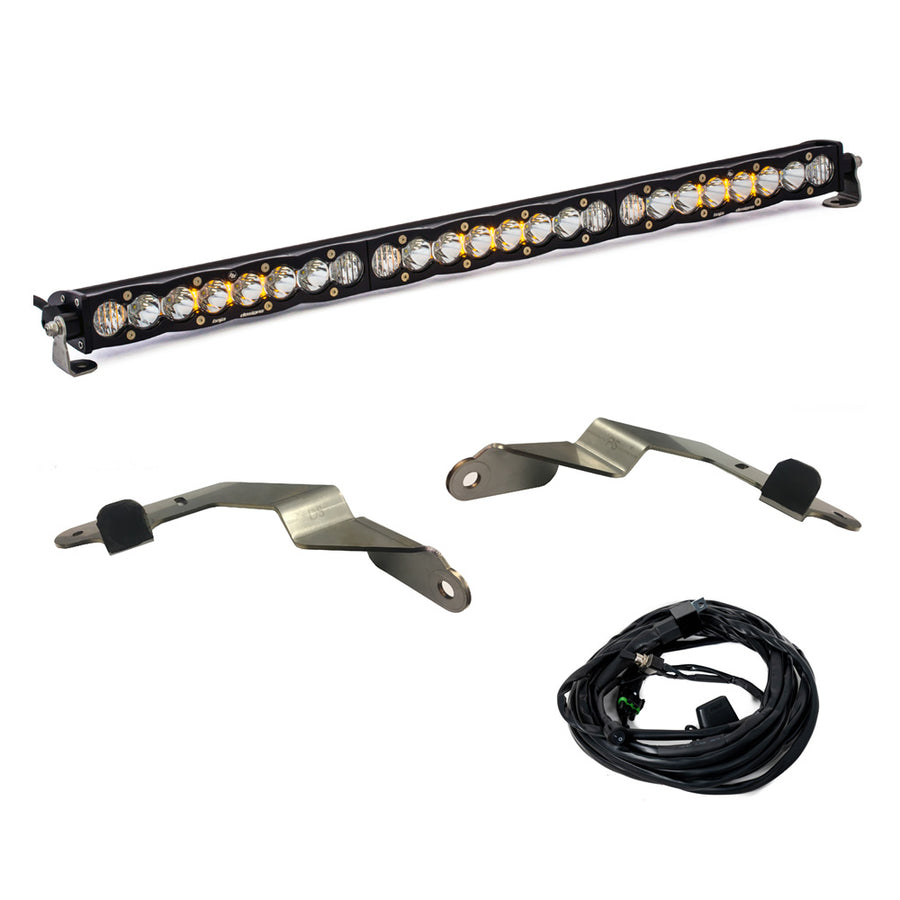 Toyota S8 30 Inch Grille Lower Light Kit - Toyota 2014-21 Tundra Driving/Combo Clear