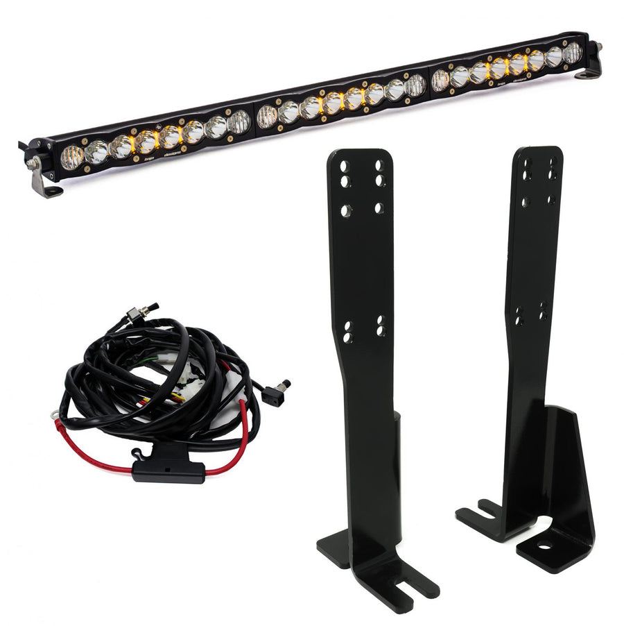 Toyota S8 30 Inch Grille Lower Light Kit - Toyota 2014-23 4Runner Driving/Combo Clear