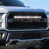Ford S8 30 Inch Grille Upper Light Bar Kit - Ford 2017-20 F-150; NOTE: Raptor Driving/Combo Clear