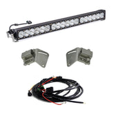 Chevy OnX6+ 30 Inch Grille Light Bar Kit - Chevy 2017 Silverado 2500HD/3500HD Driving/Combo Clear