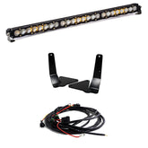 Chevy/GMC S8 30 Inch Grille Lower Light Bar Kit - Chevy/GMC 2015-18 Colorado/Canyon Driving/Combo Clear