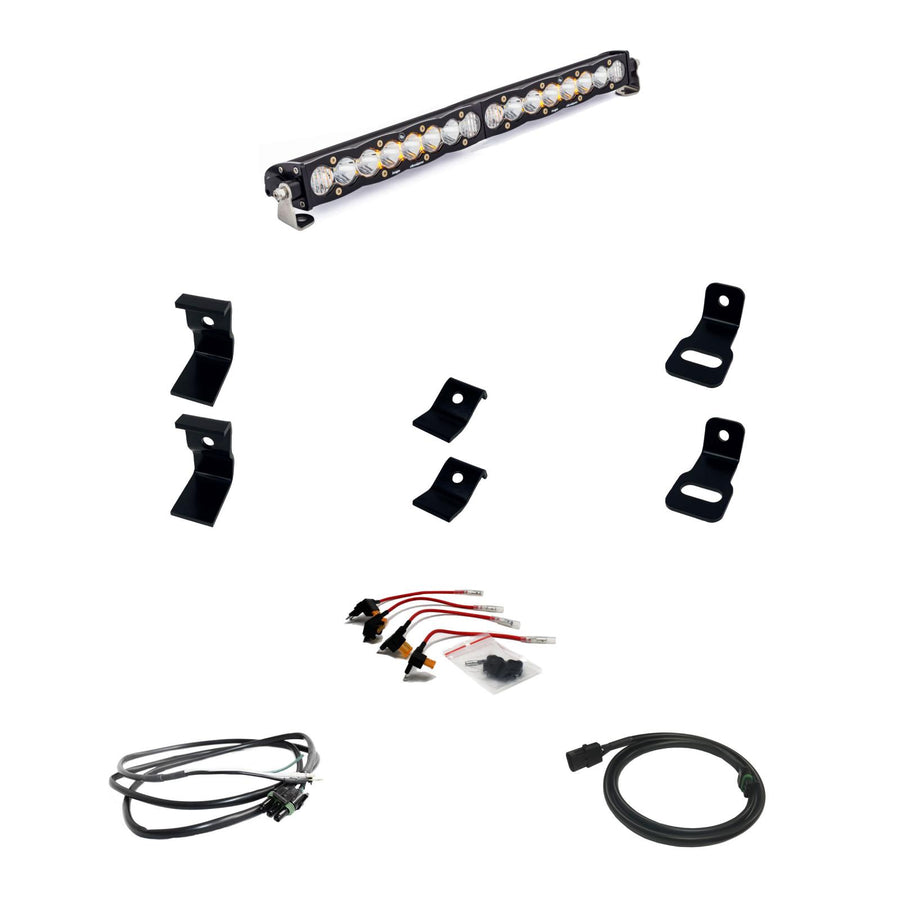 RAM S8 20 Inch Grille Light Kit - RAM 2019-24 1500 Rebel; 2021-24 1500 TRX Driving/Combo Clear