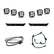 Ford Squadron Sport Behind Grille Light Kit - Ford 2021-2026 F-150 Raptor, 2024-2026 F-150 Raptor 37/R Multi-Pattern Clear