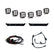 Ford Squadron Pro Behind Grille Light Kit - Ford 2021-2026 F-150 Raptor, 2024-2026 F-150 Raptor 37/R Multi-Pattern Clear