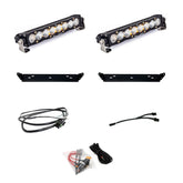 Ford S8 10 Inch Dual Behind Grille Light Bar Kit - Ford 2021-2026 F-150 Raptor, 2024-2026 F-150 Raptor 37/R Driving/Combo Clear