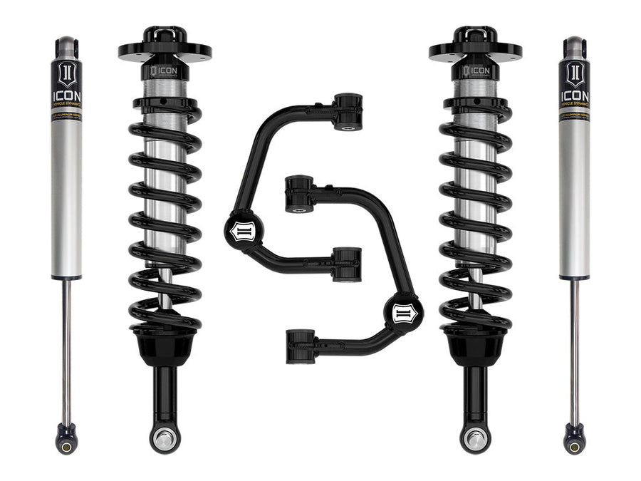 ICON 2021-2025 Ford F-150 4WD, 2.75-3.5" Lift, Stage 1 Suspension System, Tubular for Ford F-150