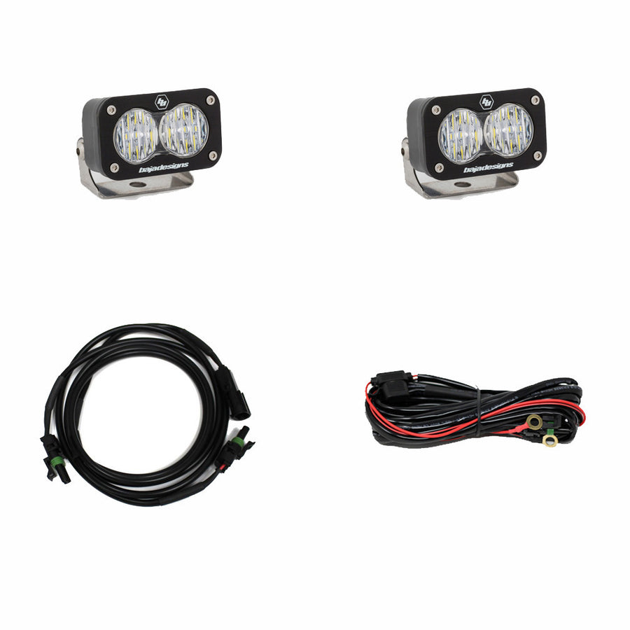 Toyota S2 Sport Dual Reverse Light Kit - Toyota 2010-24 4Runner; 2005-23 Tacoma Wide Cornering Clear