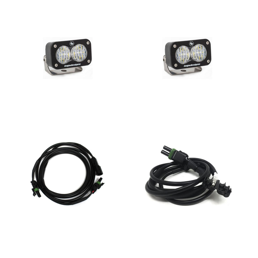GMC S2 Sport Dual Reverse Light Kit - GMC Sierra 1500 2019-26; 2500HD/3500HD 2020-23 Wide Cornering Clear