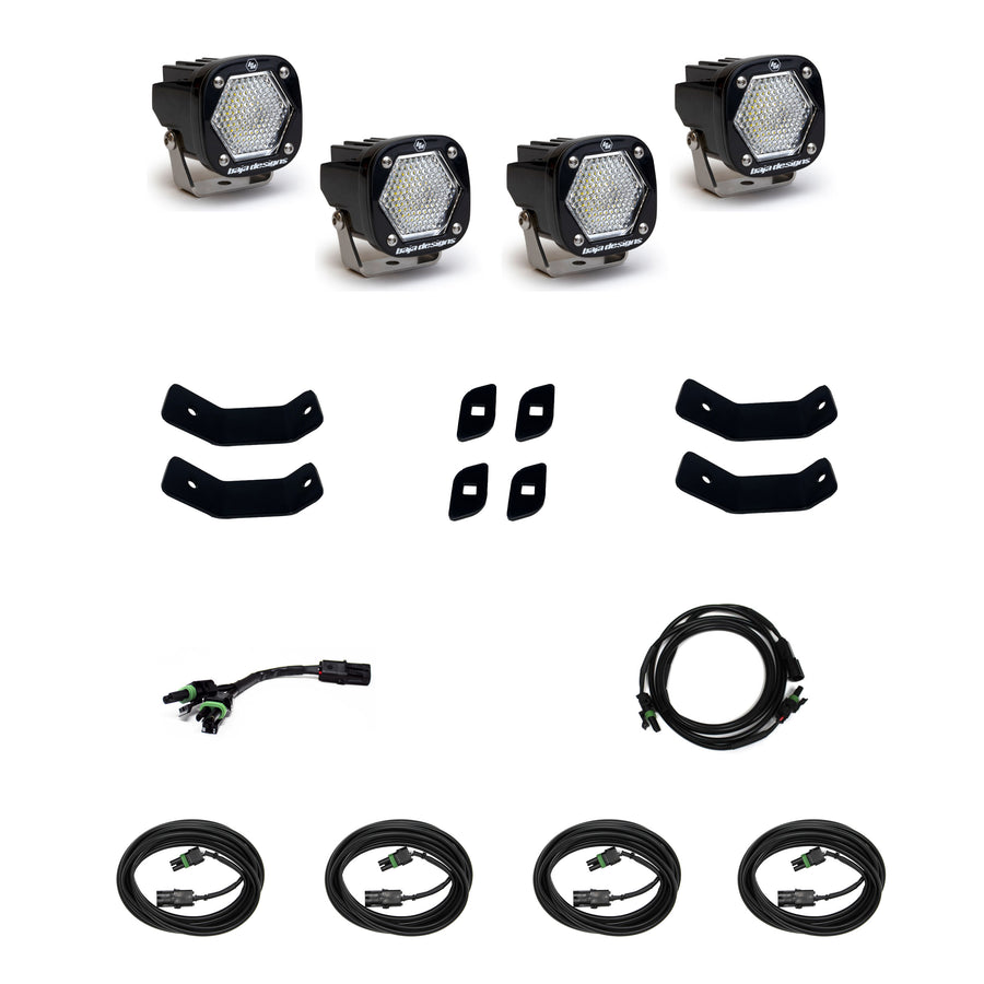 Mercedes S1 Roof Rack Rail Kit - Mercedes-Benz 2019-2026 Sprinter 1500/2500/3500 Work/Scene Clear