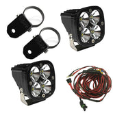 PowerSports Squadron Pro A-Pillar Mount Light Kit Driving/Combo Clear