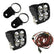 PowerSports Squadron Pro A-Pillar Mount Light Kit Driving/Combo Clear