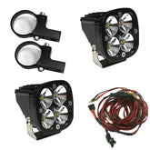 PowerSports Squadron Pro Horizontal Mount Light Kit Driving/Combo Clear