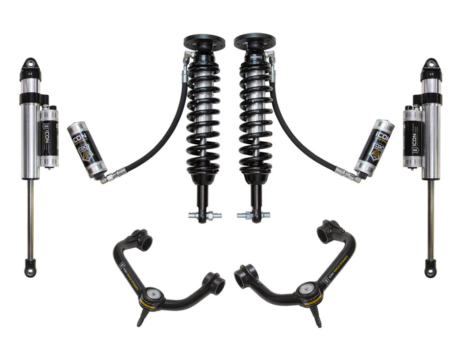 ICON 2014 Ford F-150 2WD, 1.75-2.63" Lift, Stage 4 Suspension System, Tubular for Ford F-150