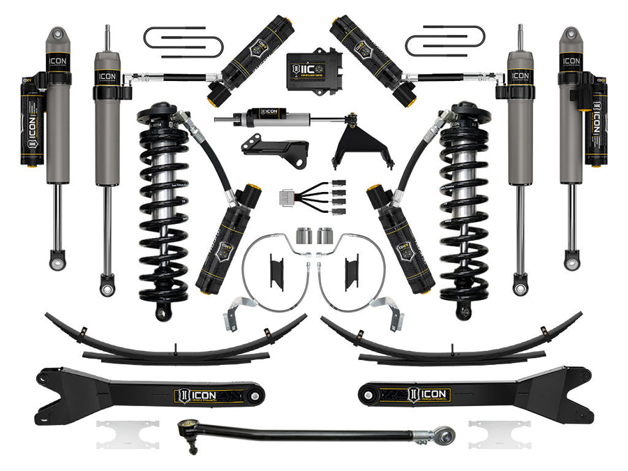 ICON 2023-2025 Ford F-250/F-350 Super Duty 4WD, 4-5.5" Lift, Stage 9 Coilover Conversion System w/ Radius Arms & Expansion Packs for Ford Super Duty