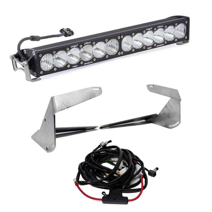 RAM OnX6+ 20 Inch Grille Lower Light Bar Kit - RAM 2019-2026 2500/3500 Driving/Combo Clear