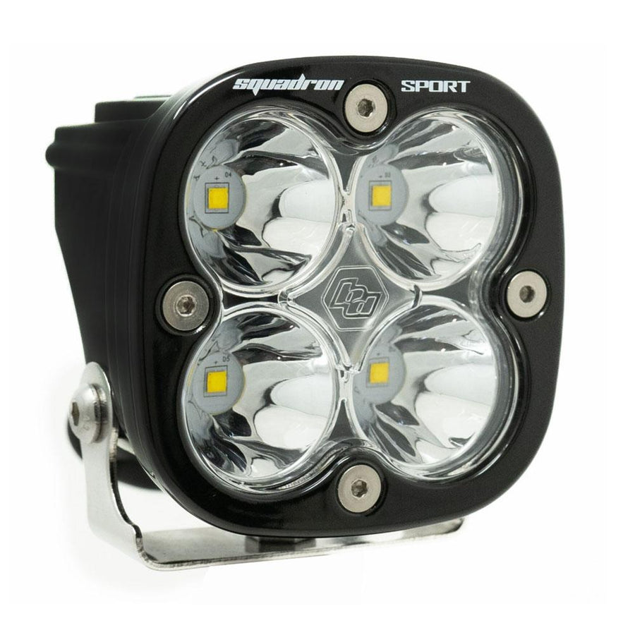 Squadron Sport Black LED Auxiliary Light Pod Spot Clear