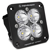 Squadron Sport Black Flush Mount LED Auxiliary Light Pod Spot Clear