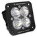 Squadron Sport Black Flush Mount LED Auxiliary Light Pod Spot Clear