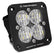 Squadron Sport Black Flush Mount LED Auxiliary Light Pod Wide Cornering Clear