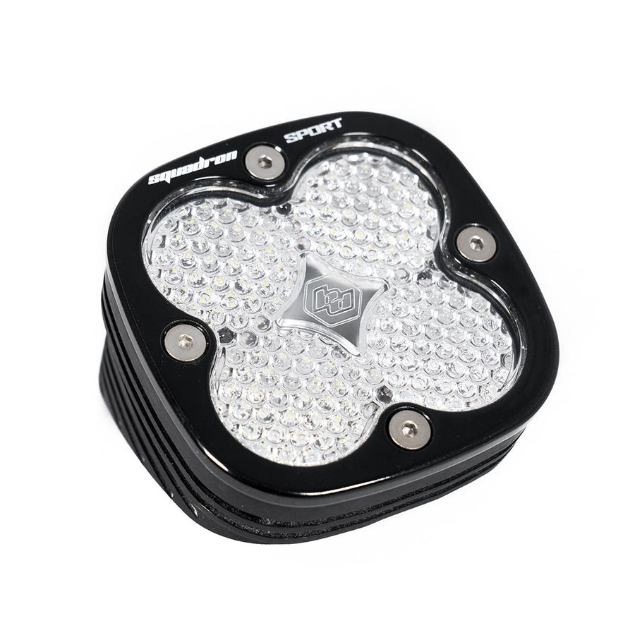 Squadron Sport Black Angle Mount LED Auxiliary Light Pod Work/Scene Clear