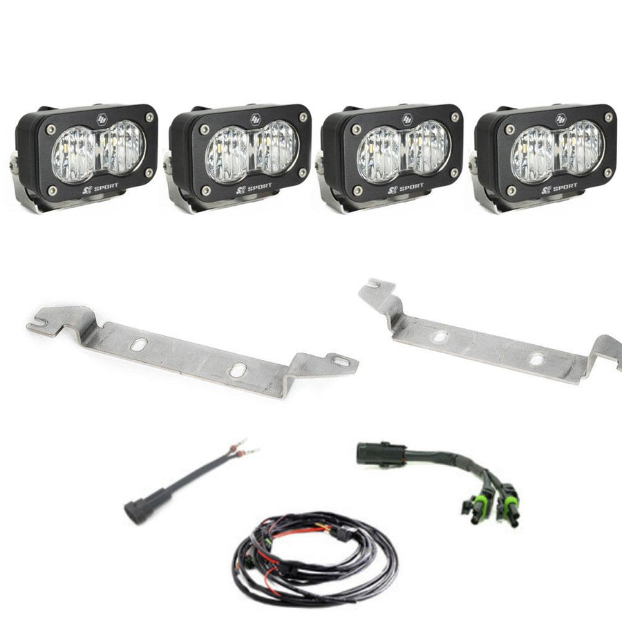 S2 Sport OEM Fog Light Replacement Kit - Toyota 2023-2026 Sequoia Wide Cornering Clear