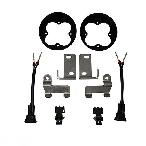 Toyota Fog Pocket Light Mount Kit For Squadron-R Lights - Toyota 2010-24 4Runner; 2012-23 Tacoma; 2014-21 Tundra Mount Only Kit