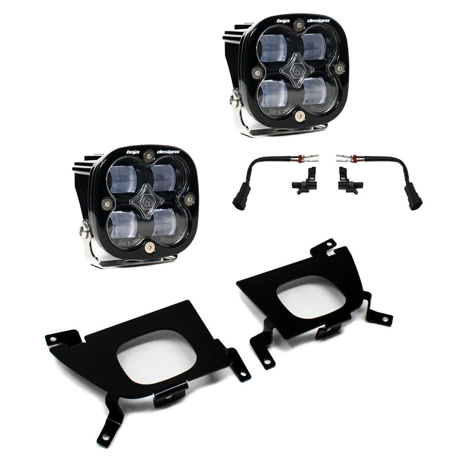 Chevy Squadron SAE Fog Pocket Light Kit - Chevy 2019-22 Silverado 1500 / 2020-22 2500HD/3500HD SAE Fog Clear