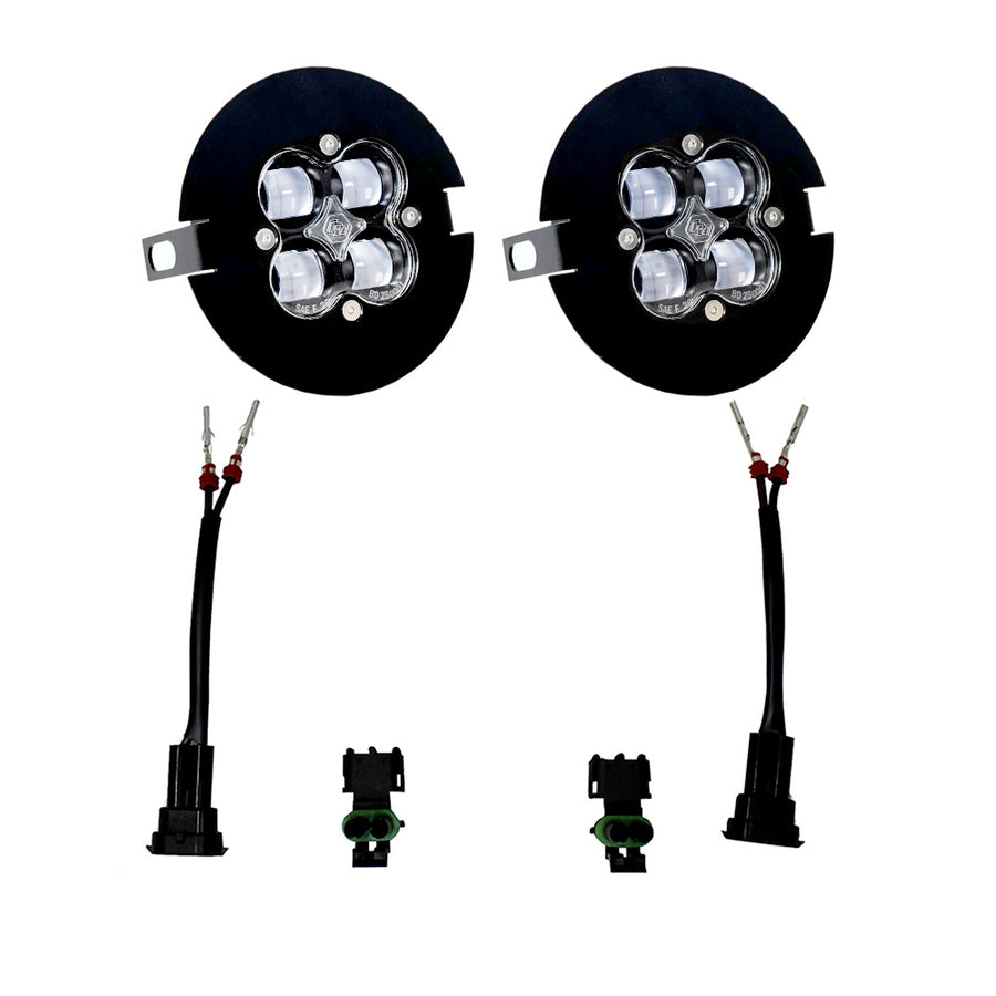 Ford/Toyota Squadron SAE Fog Pocket Light Kit - Ford 2006-14 F-150; Toyota 2005-11 Tacoma; 2007-13 Tundra SAE Fog Clear