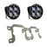 Ford Squadron SAE Fog Pocket Light Kit - Ford 2019-2023 Ranger; 2021-2025 Bronco NOTE: w/ OE Plastic Bumper SAE Fog Clear
