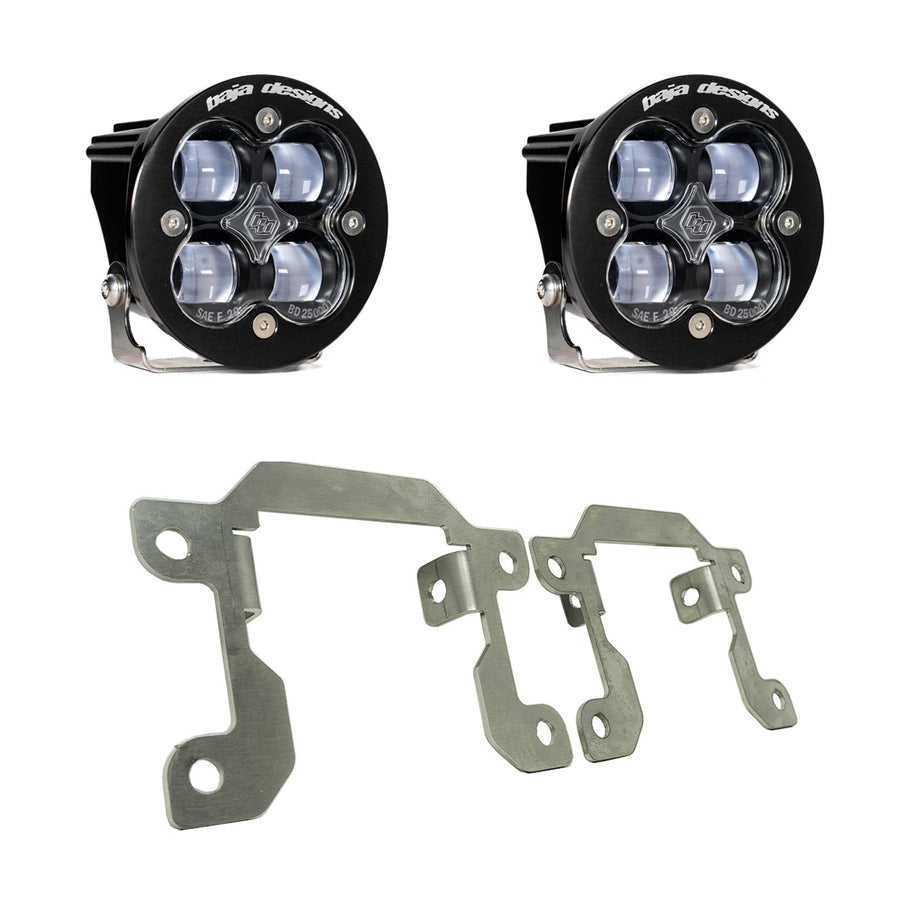 Ford Squadron SAE Fog Pocket Light Kit - Ford 2019-2023 Ranger; 2021-2025 Bronco NOTE: w/ OE Plastic Bumper SAE Fog Clear