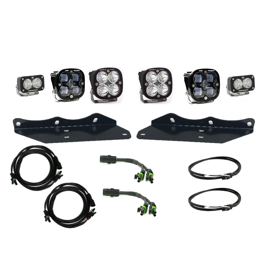 Ford Squadron SAE/S2 Fog Pocket Light Kit - Ford 2017-20 F-150; NOTE: Raptor SAE Fog Clear