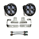 Jeep JL/JT Squadron-R SAE Fog Pocket Light Kit - Jeep 2020-2026 Gladiator; 2018-2026 Wrangler JL; NOTE: w/ OE Sport Bumper SAE Fog Clear