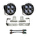 Jeep JL/JT Squadron-R SAE Fog Pocket Light Kit - Jeep 2020-2026 Gladiator; 2018-2026 Wrangler JL; NOTE: w/ OE Sport Bumper SAE Fog Clear